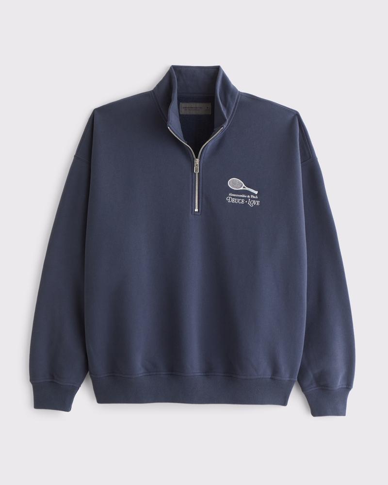 Men's Tennis Logo Half-Zip Sweatshirt | Men's Clearance