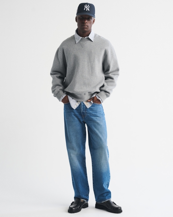 Heritage Heavyweight Crew Sweatshirt, Gray view 2