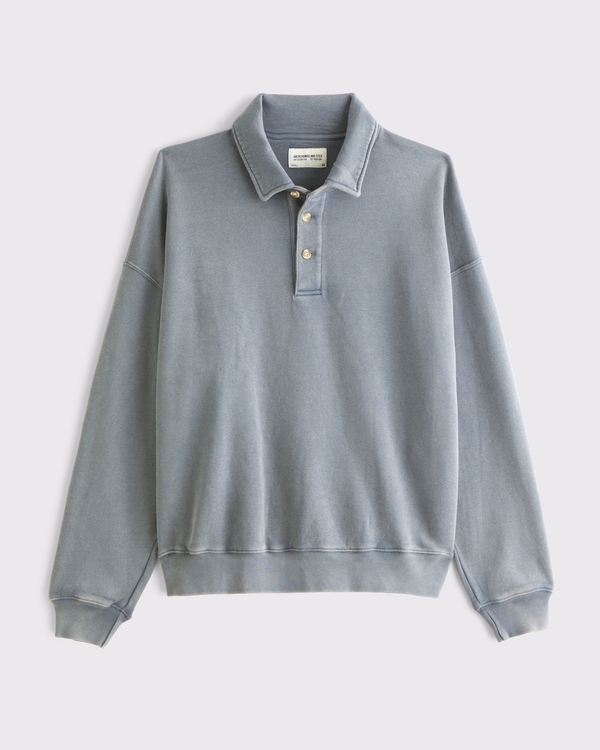 Essential Polo Sweatshirt, Storm view 1