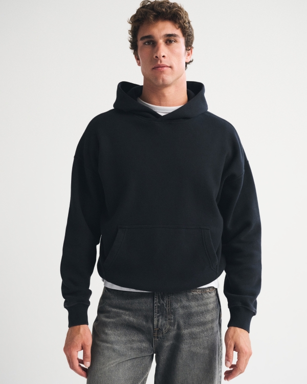 Essential Popover 2.0 Hoodie, Washed Black view 1