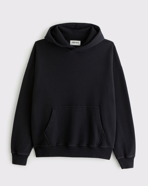 Essential Popover 2.0 Hoodie, Washed Black view 1