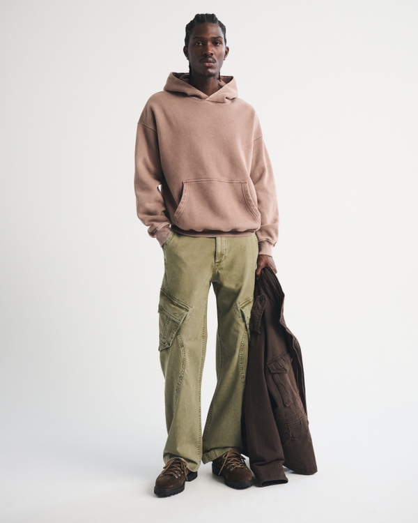 Essential Popover 2.0 Hoodie, Red Wash view 2