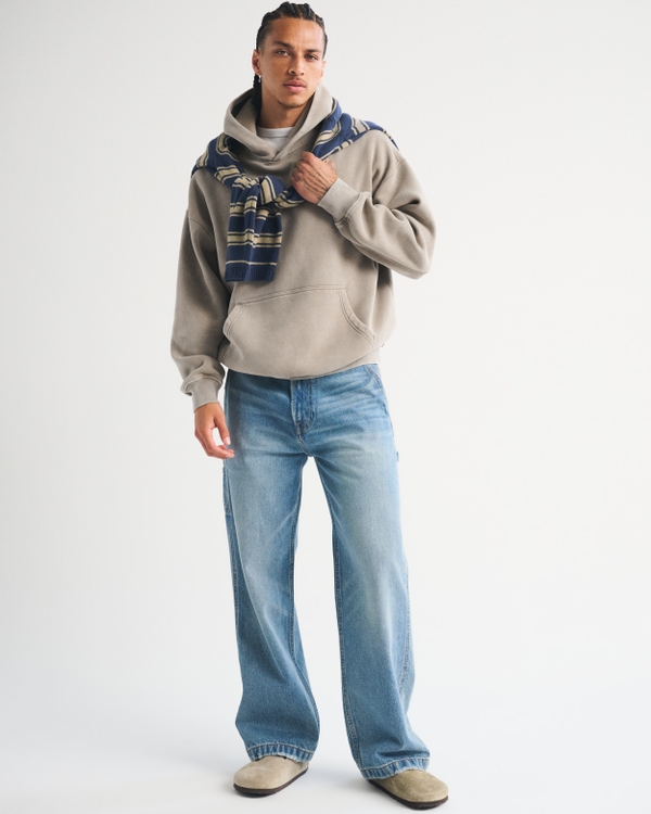 Essential Popover 2.0 Hoodie, Light Brown Wash view 2