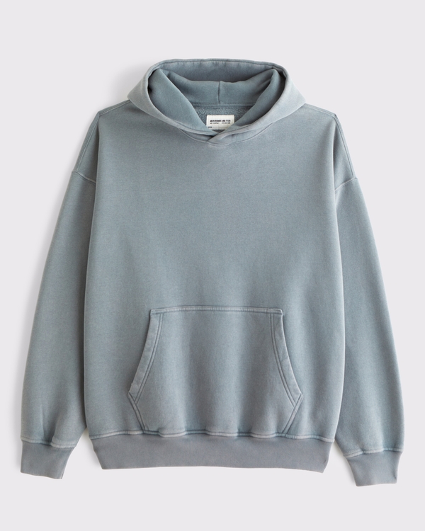 Essential Popover 2.0 Hoodie, Washed Blue view 1