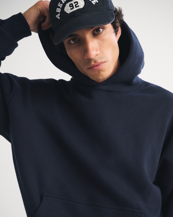 Essential Popover 2.0 Hoodie, Muted Navy view 1