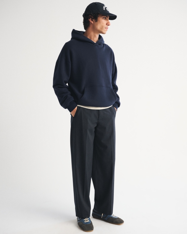Essential Popover 2.0 Hoodie, Muted Navy view 2