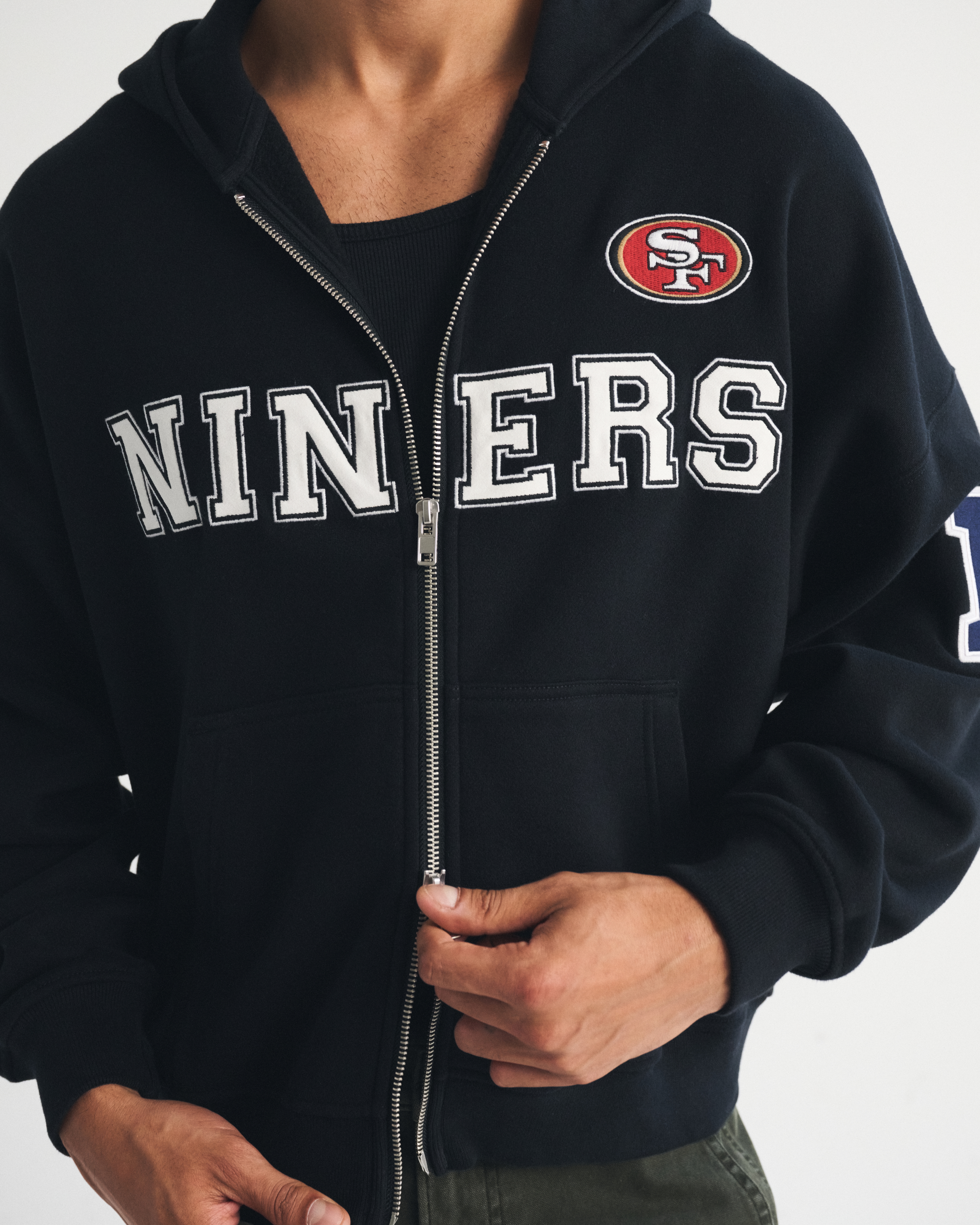 Мужские худи Abercrombie & Fitch Philadelphia Eagles Full-Zip — фото 2