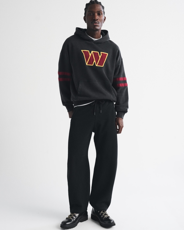 Washington Commanders Popover Hoodie, Black-commanders view 2