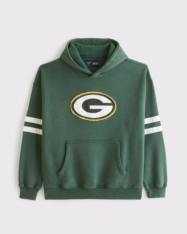 Green Bay Packers Popover Hoodie, Green-packers view 1