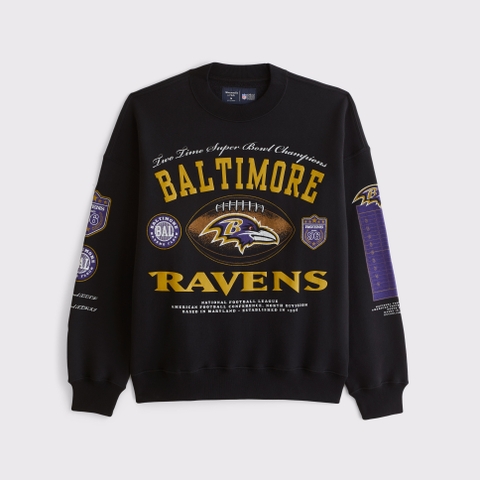 Мужские худи Abercrombie & Fitch San Francisco 49ers Crew Sweatshirt