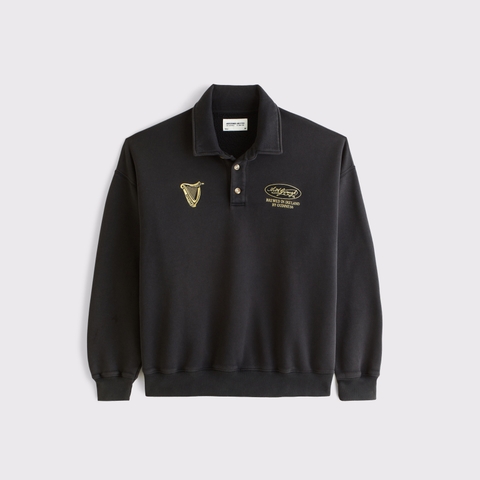 Мужские худи Abercrombie & Fitch Guinness Polo Sweatshirt