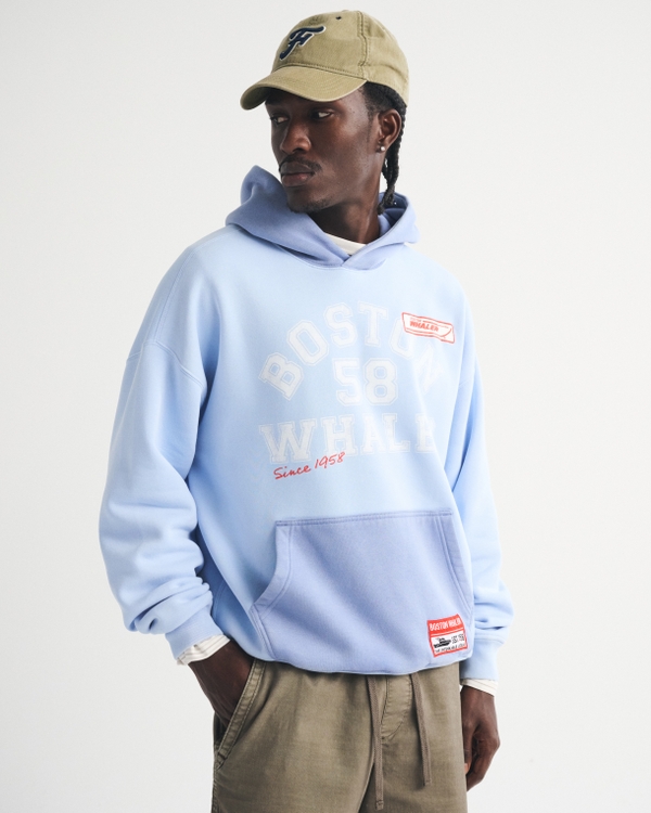 Men's Boston Whaler Popover Hoodie | Men's Tops | Abercrombie.com