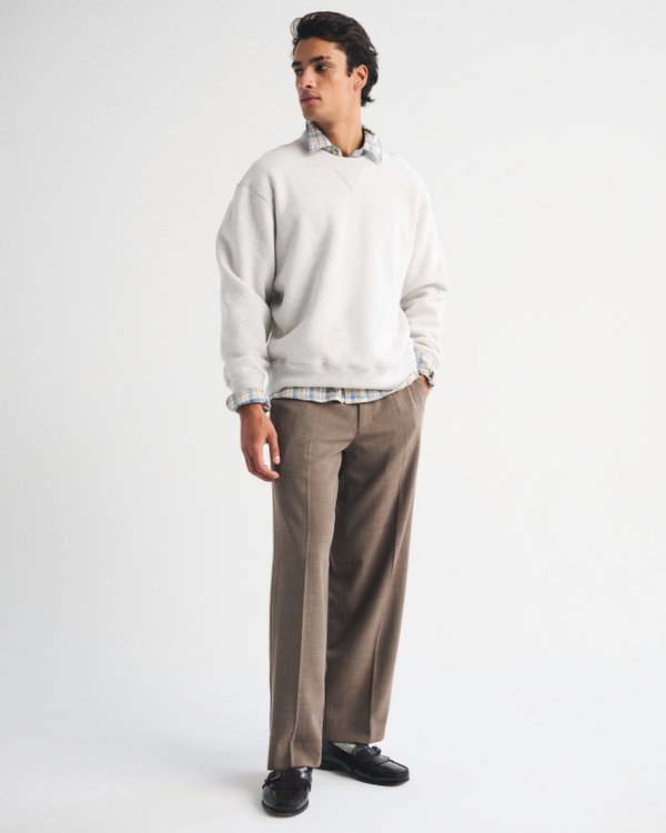 Heritage Heavyweight Crew Sweatshirt, Heather Gray view 2