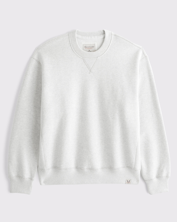 Heritage Heavyweight Crew Sweatshirt, Heather Gray view 1