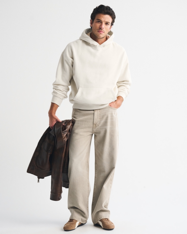 Essential Popover 2.0 Hoodie, Cream view 2