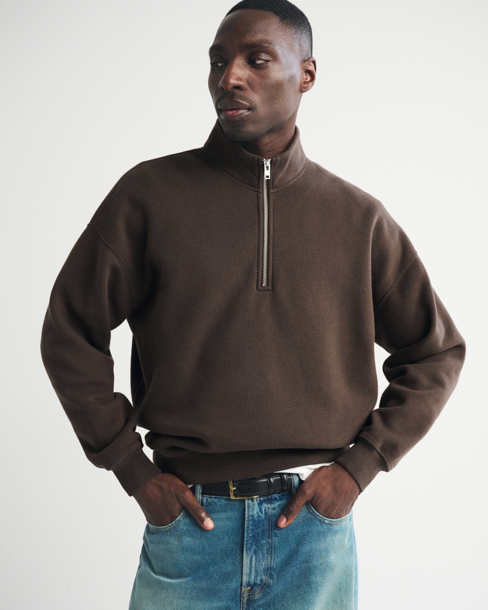 Essential Half-Zip Sweatshirt
