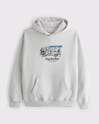 Food Truck Graphic Popover Hoodie