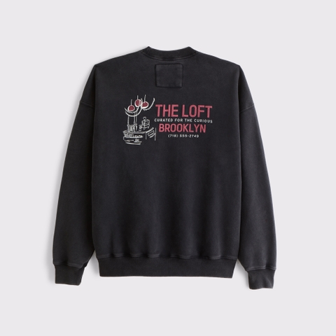 Мужские худи Abercrombie & Fitch Cafe Graphic Crew Sweatshirt