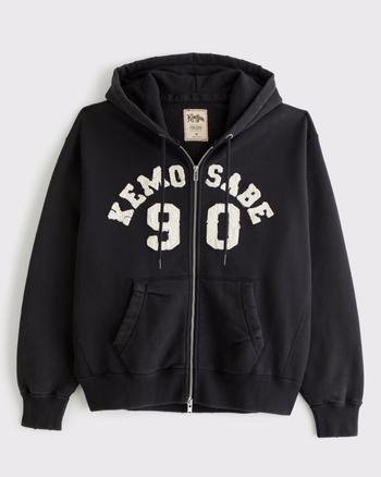 Heritage Heavyweight Kemo Sabe Full-Zip Hoodie from Abercrombie & Fitch - $180