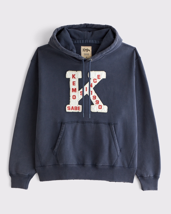 Sudadera gruesa con capucha sin cierres Heritage Kemo Sabe, Zafiro view 1