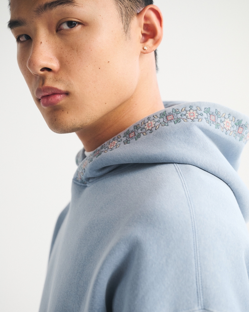 Essential Popover Embroidered Hoodie - thumbnail 5