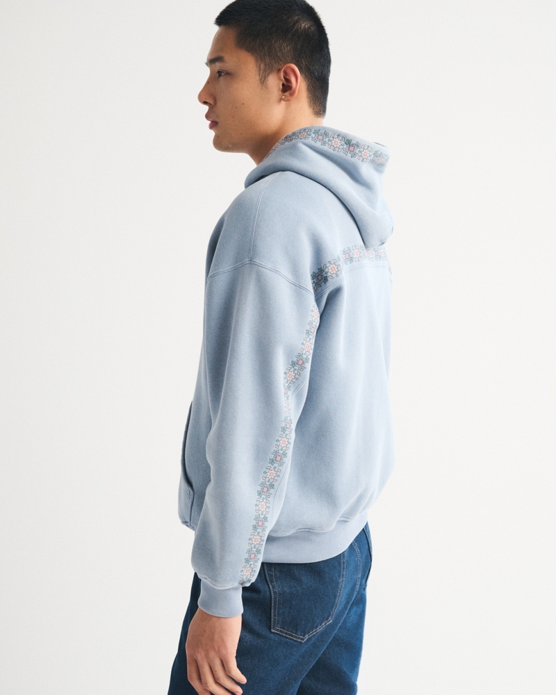 Essential Popover Embroidered Hoodie - thumbnail 6