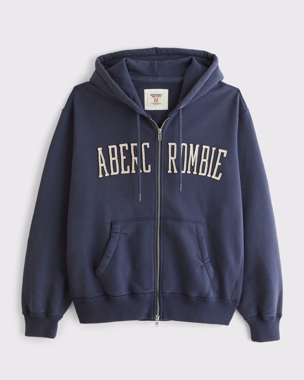 メンズ ジップアップフーディー | Abercrombie & Fitch