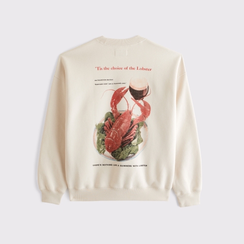 Мужские худи Abercrombie & Fitch Guinness Graphic Crew Sweatshirt
