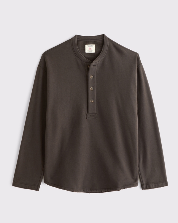 Essential Henley Sweatshirt