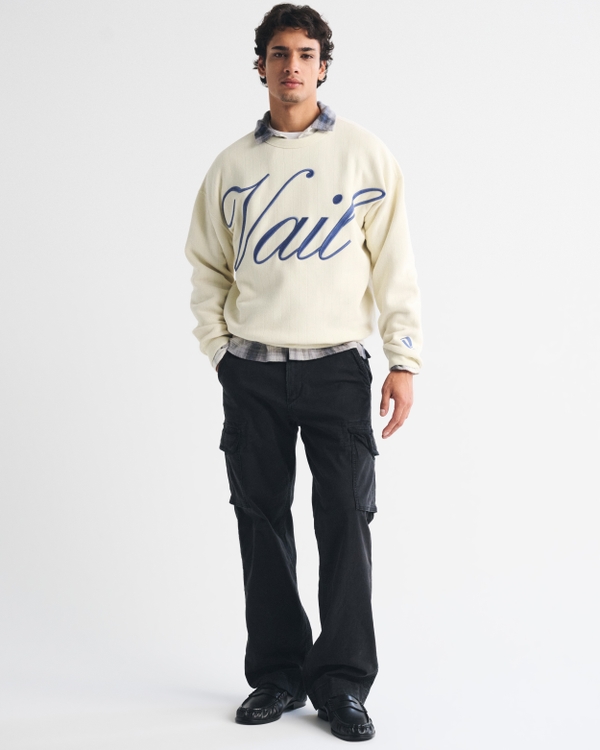 Vail Resorts Crew Sweatshirt, Cream view 2