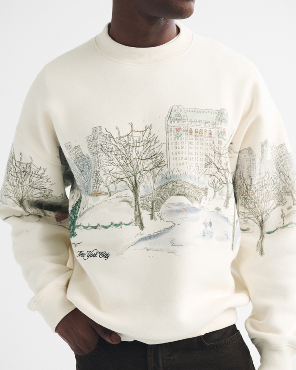 New York Holiday Crew Sweatshirt