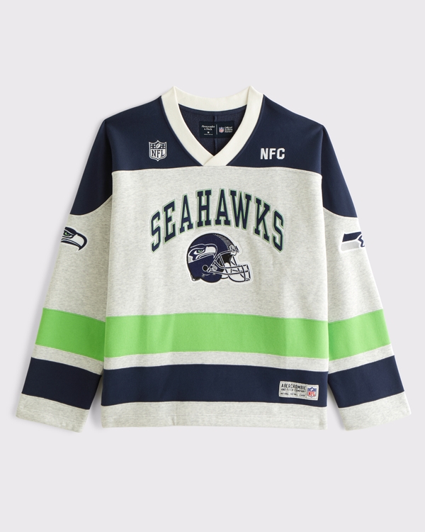 Seattle Seahawks Jersey-Inspired Sweatshirt
