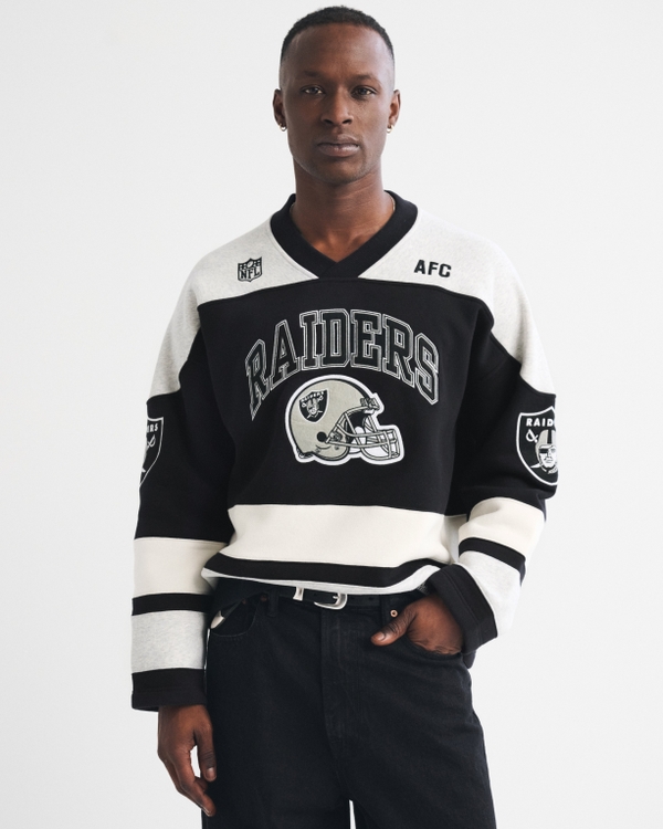Las Vegas Raiders Jersey-Inspired Sweatshirt