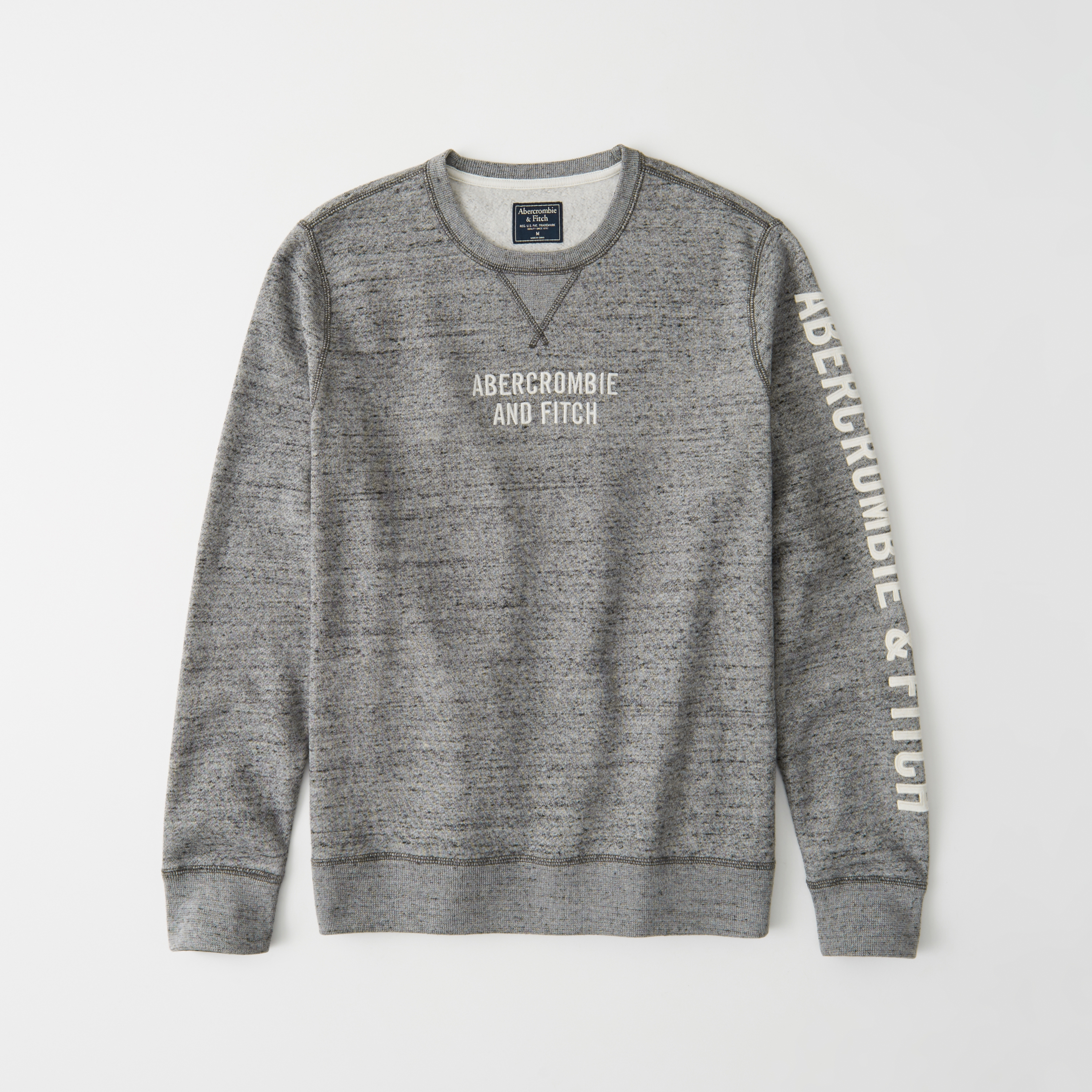 soft a&f crew sweatshirt