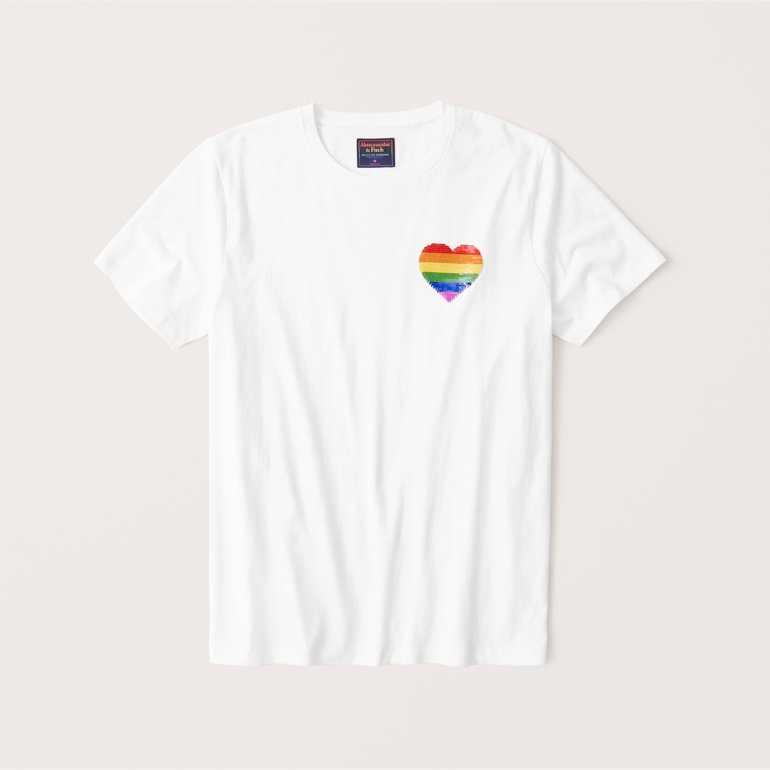 abercrombie rainbow heart