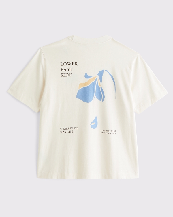 Premium Heavyweight 2.0 Tee, Cream view 1