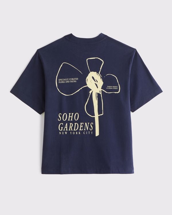 New York Premium Heavyweight 2.0 Tee, Deep Navy view 1