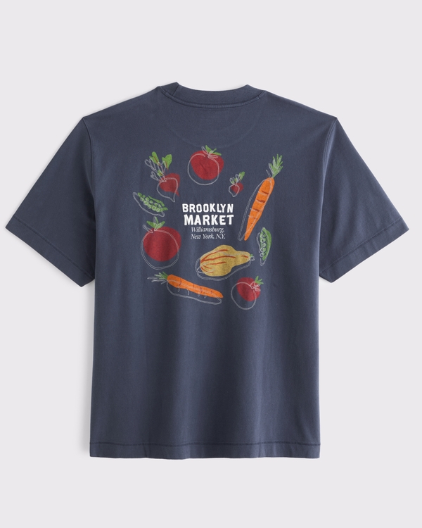 Premium Heavyweight 2.0 Tee, Sapphire view 1