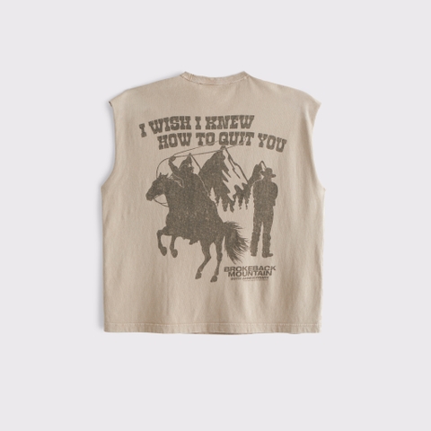Мужские топы Abercrombie & Fitch Pride Brokeback Mountain Graphic Drop Shoulder Tank