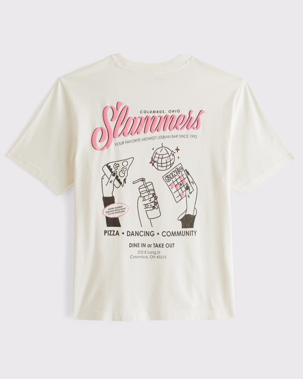 Pride Slammers Graphic Tee, Cream view 1