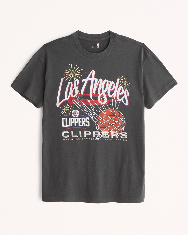 Graphic Tees  Hollister Co. Mens Los Angeles Lakers Print Graphic