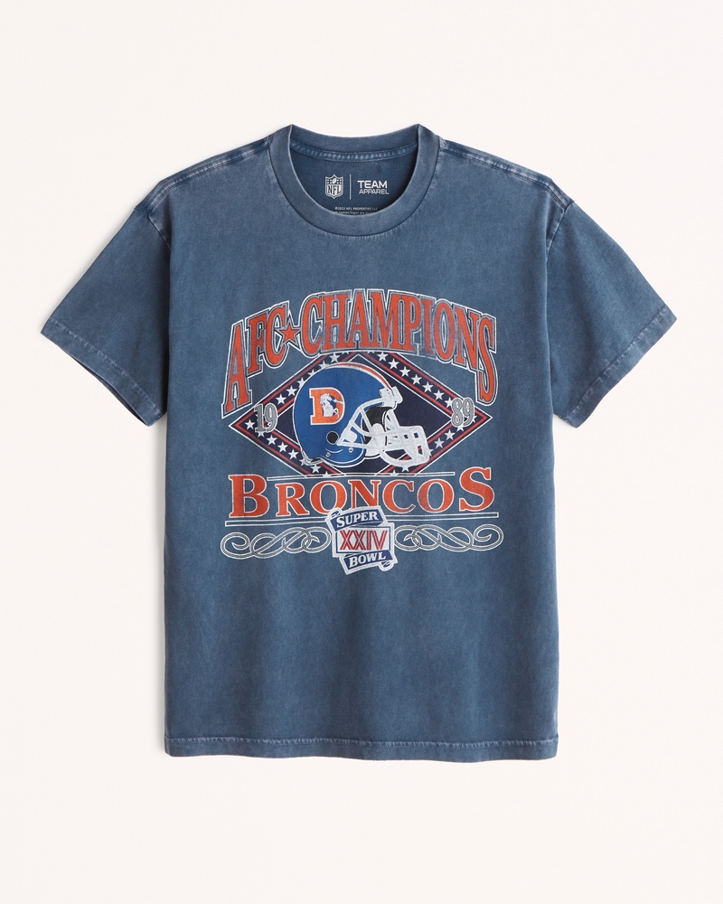 Vintage: Denver BRONCOS Graphic-T Color: Blue/Sz: L – Slim