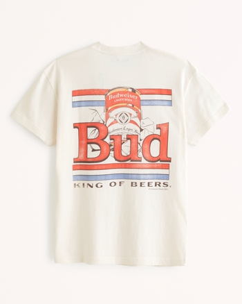 Men's Budweiser Graphic Tee | Men's Tops | Abercrombie.com