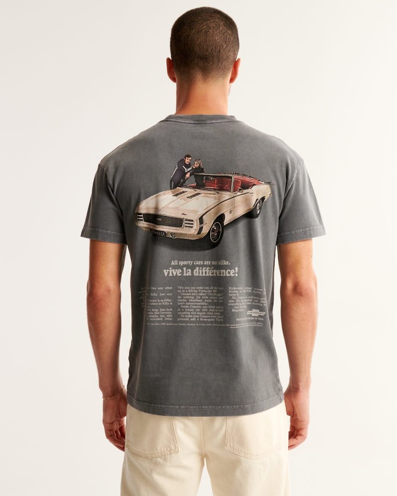 Hombre Camiseta con estampa de Chevrolet