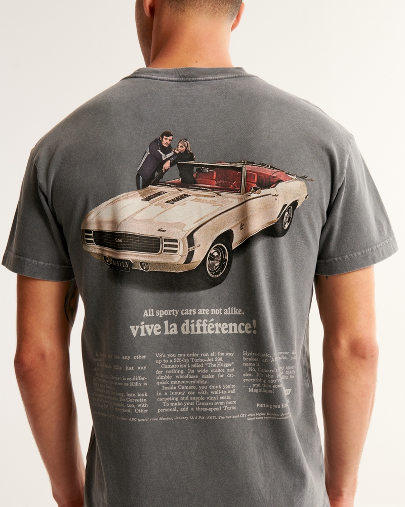 Hombre Camiseta con estampa de Chevrolet