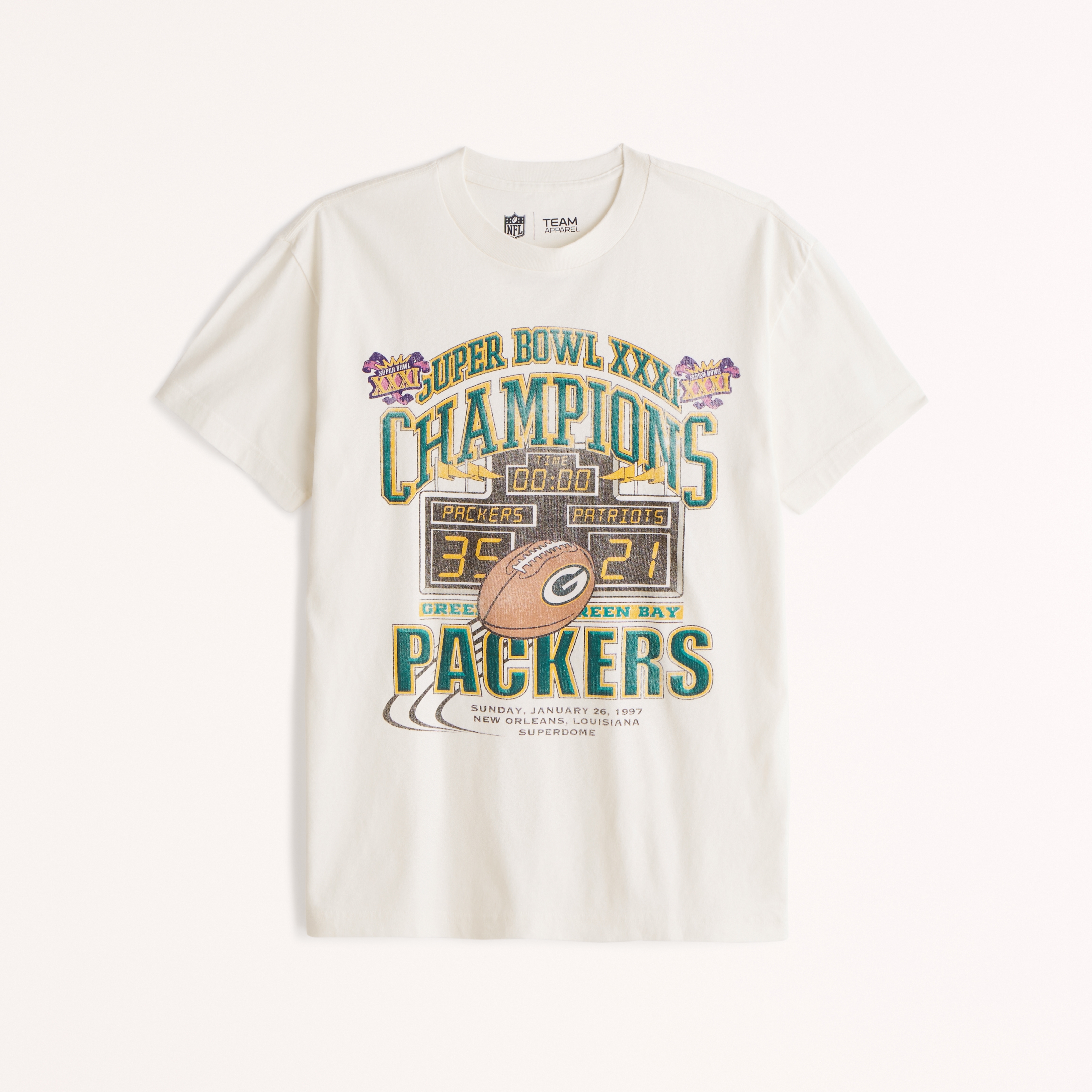 Men's Vintage Green Bay Packers Graphic Tee | Men's Tops