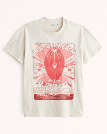 Led zeppelin 1973 tour t top shirt