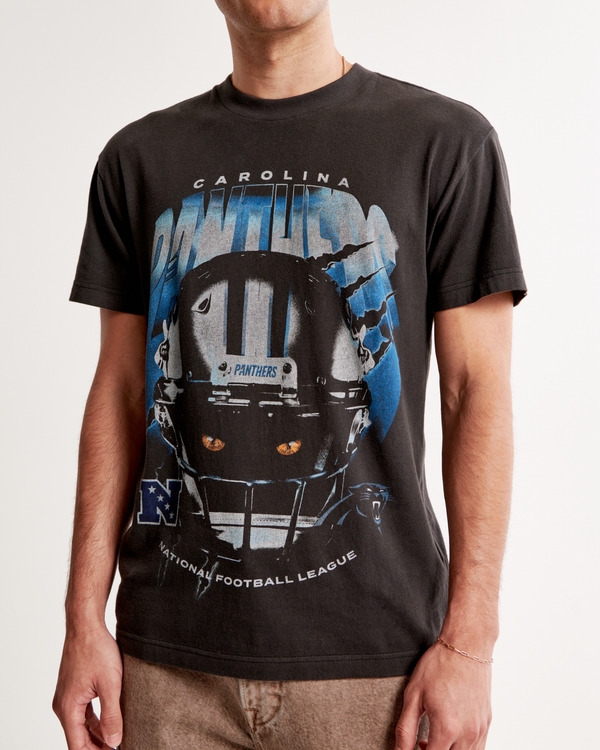 Carolina Panthers Graphic Tee, Dark Grey view 1