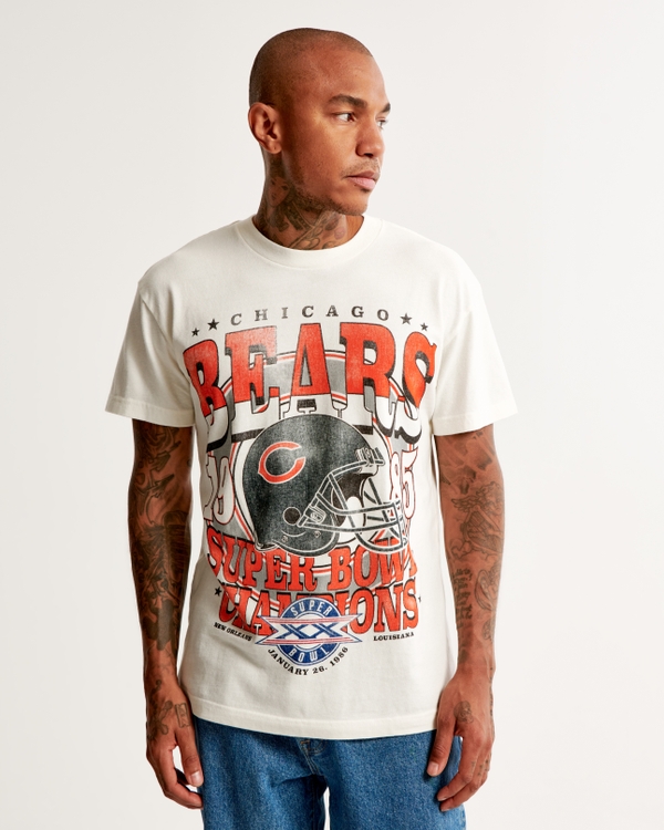 Chicago Bears Graphic Tee, Off White