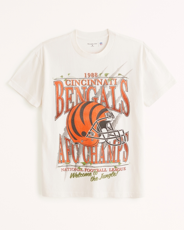 Cincinnati Bengals Graphic Tee, Off White